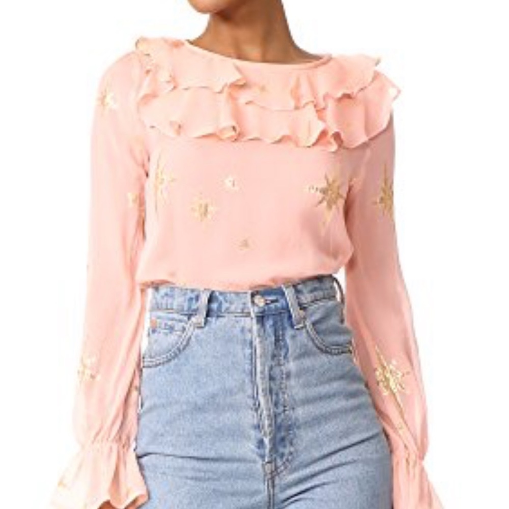 For Love and Lemons Gilded Star Blouse